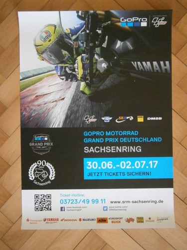 Originales großes rennplakat - großes,