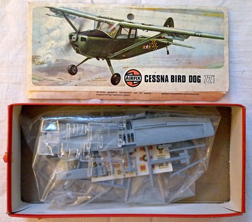 Airfix 138 cessna bird dog - airfix,