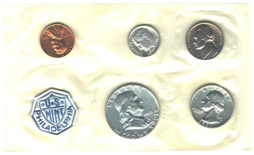 1961 coin proof set - us,
