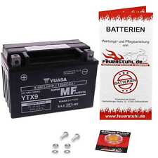 YUASA Batterie KTM 640 LC4 Supermoto 1999 startbereit inkl Pfand YTX9