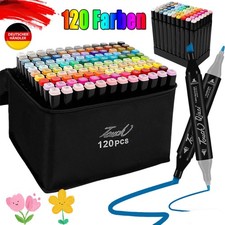 120 Farbe Marker Stifte Set