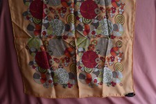 Halstuch 100% Reine Seide Vintage Codello 50x50 cm bunt