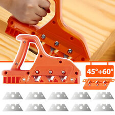 Kantenhobel Gipskarton Gipskartonplatten Trockenbau Handhobel 45°& 60° Werkzeug