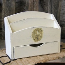 Vintage Briefablage Holzablage