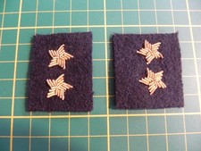 alte Feuerwehr Dienstgradabzeichen Kragenspiegel  Abzeichen