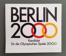 OLYMPIA BEWERBUNG BERLIN 2000