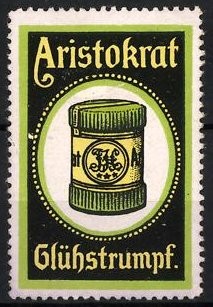 Reklamemarke aristokrat - reklamemarke,