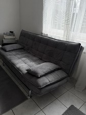 Schlafsofa Sofa Bett Grau