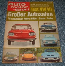 AMS 22/68 VW 411, alle
