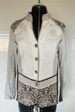 Just White Bluse Jacke Gr. 44