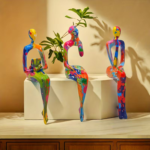 Abstraktes resin figuren - abstraktes, resin-figuren