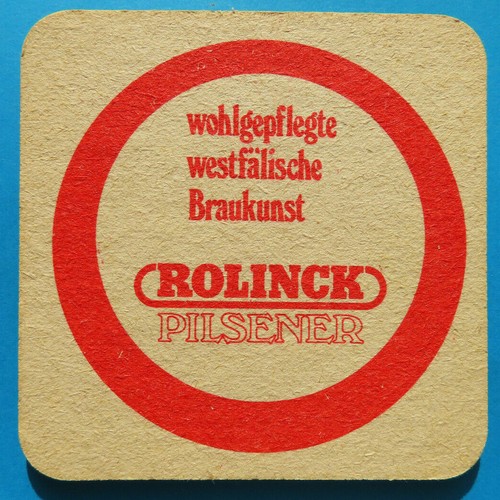 Bierdeckel rolinck pilsener - bierdeckel,
