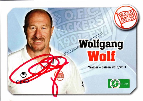 Original autogramm wolfgang - autogramm,