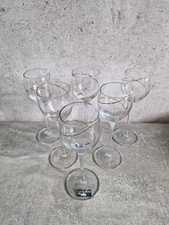 Sherrygläser mit Goldspirale