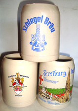 3 x 0,5 l Bierkrüge von verschieden Brauereien 3