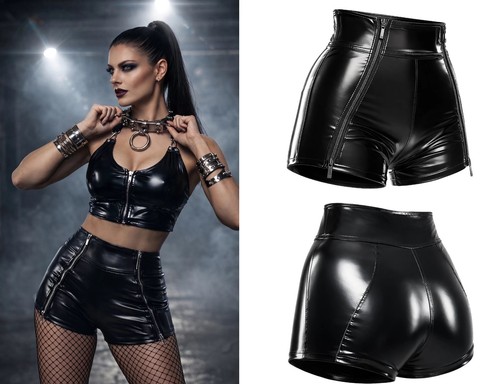 Demoniq wetlook shorts - demoniq,