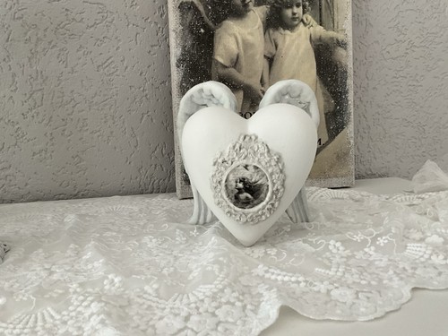 Shabby deko porzellan herz mit - deko,