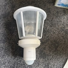 Steinel Außenleuchte L 972 S Weiß Wandlampe außen Laterne E27 60W Neu