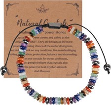 7 Chakra Armband Echte Steine