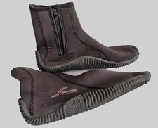 Neopren Füßlinge  Gr: 39/40 schwarz mit seitl. Reißverschluss