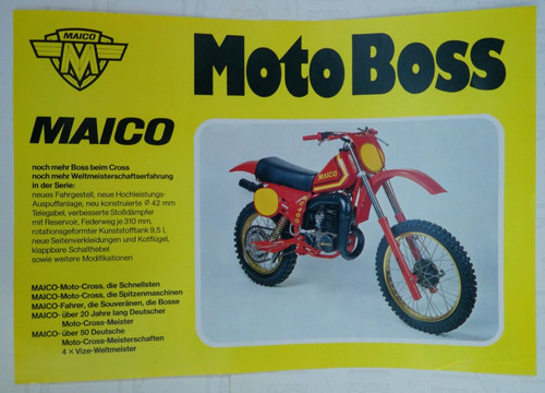 Maico prospekt 1980 - moto, boss