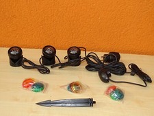 Jebao PL 1LED-3 in Warmweiß 3er Set Unterwasserspot 4,8W mit Sonnensensor