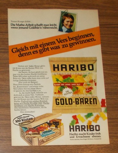 Seltene werbung haribo - seltene,