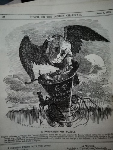 B4c ephemera 1882 punch - b4c,