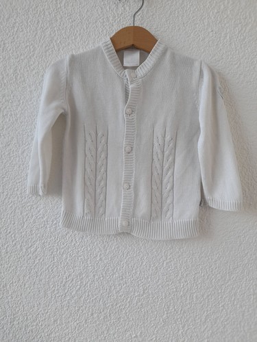 Strickjacke weiß 80 - strickjacke, gr.