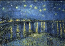 Van Gogh Sternennacht über