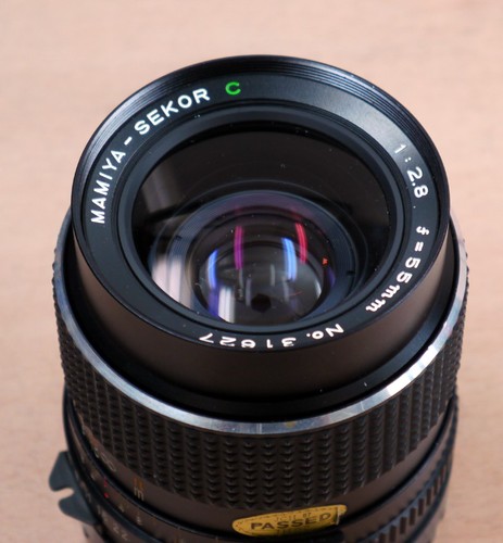 Mamiya sekor 55 mm - sekor, c