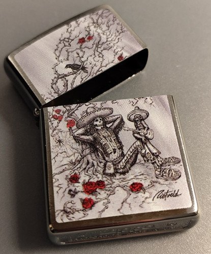 Zippo skeleton mexican - skeleton, skull