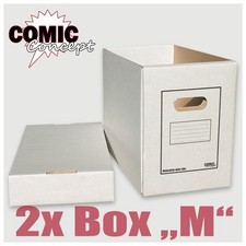 Comic Concept 2x Magazin & Alben-Boxen aus stabilem Karton