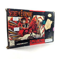 Secret of Evermore SNES Super Nintendo mit Hülle und Anleitung