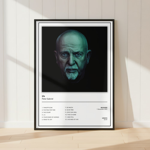 Peter gabriel print - i/o, album