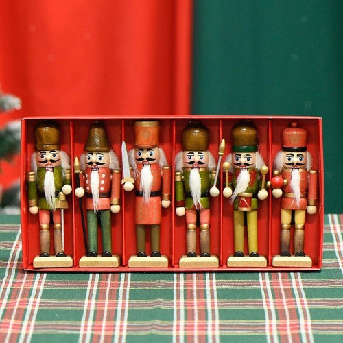 6pcs weihnachten nussknacker - 6pcs,