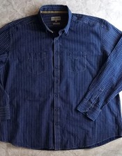 DEER ISLAND - Herrenhemd Hochwertig – Gr. 47-48  - Schwarz/Gold - SEHR GUT