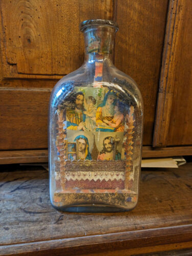 Antik geduldsflasche glas - antik,