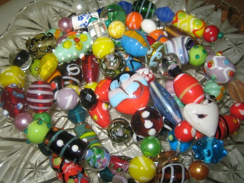 Glasperlen mix strang bunte - strang,