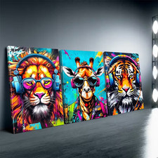 3er Leinwanddrucke  gerahmt