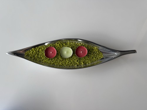 Dekoschale silber mit - dekoschale,
