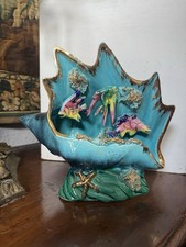 Vallauris Keramik Muschellampe Vintage 60er Jahre Skulptur