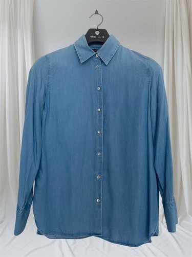 Women massimo dutti shirt blue - massimo,