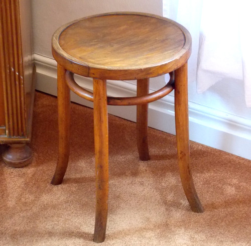 Antik hocker bugholz - bugholz,