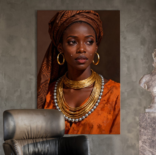 Afrikanische frau mit - mit, tränen