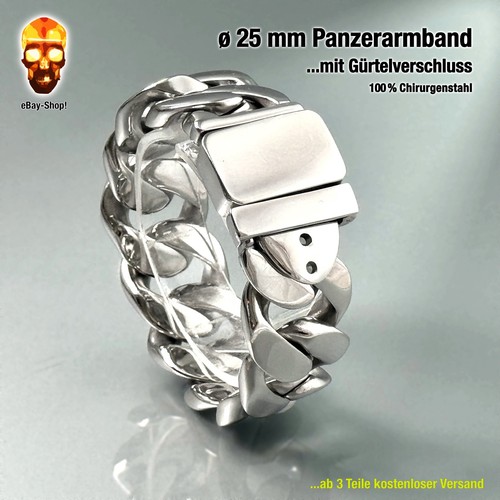 Panzerarmband poliert - mm,