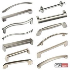 Möbelgriff Stangengriff Griffleiste Schrankgriff Relinggriff BA 96-224 mm SOTECH