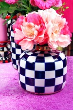 Vase Schachbrettmuster Raute