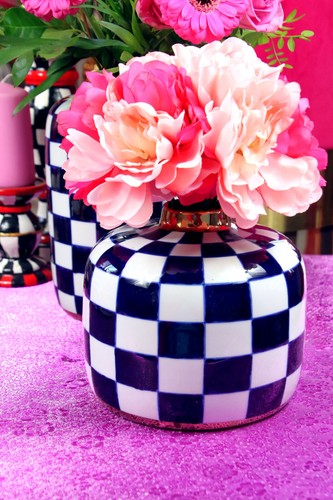 Vase schachbrettmuster raute - schachbrettmuster,