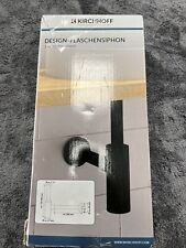 ✅ Design Siphon Matt Schwarzer Abfluss Ablaufgarnitur Waschbecken Waschtisch